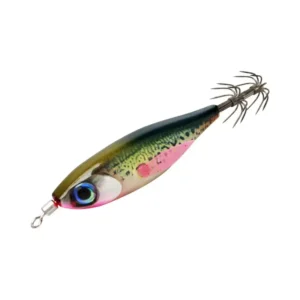 High-quality squid fishing egi lures assorted colors realistic bait design with dual hook crown for wholesale buyers