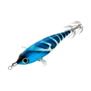 B2B squid egi lures set multi-color luminous squid jigs with realistic shrimp pattern and stainless hook crown