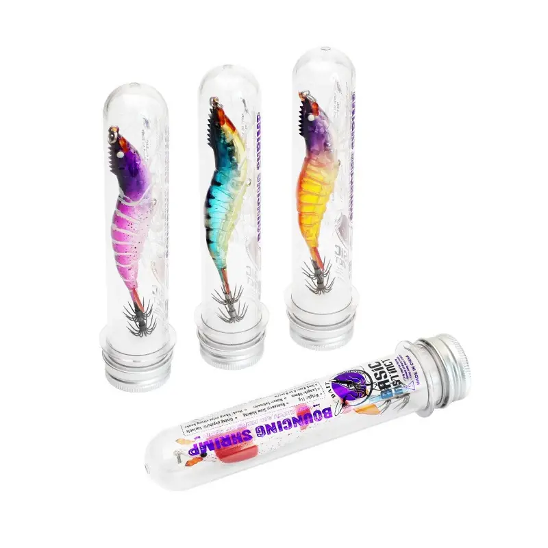 Glow in the dark squid fishing lures bright luminous shrimp jigs for night fishing tackle wholesale and OEM orders Glow in the dark squid fishing lures bright luminous shrimp jigs for night fishing tackle wholesale and OEM orders
