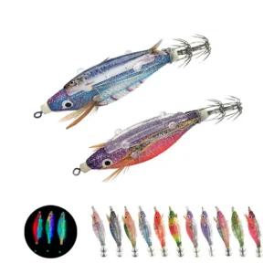 Bulk squid egi lures with lifelike eyes for professional fishing tackle suppliers