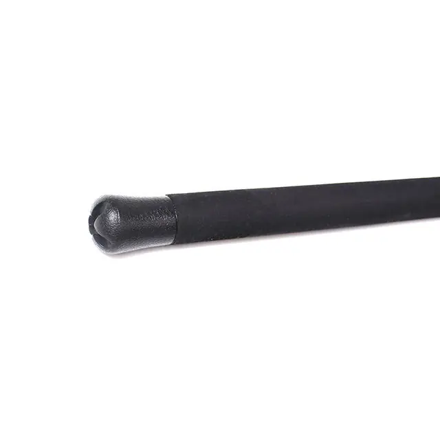 Black jigging rod eva butt cap close-up