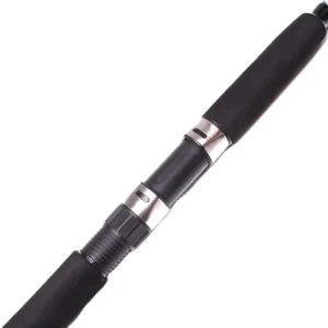 Casting rod metal lock reel seat and eva handle close-up