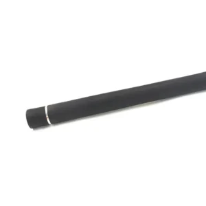 Fiberglass jigging rod butt eva grip with metal ring close-up
