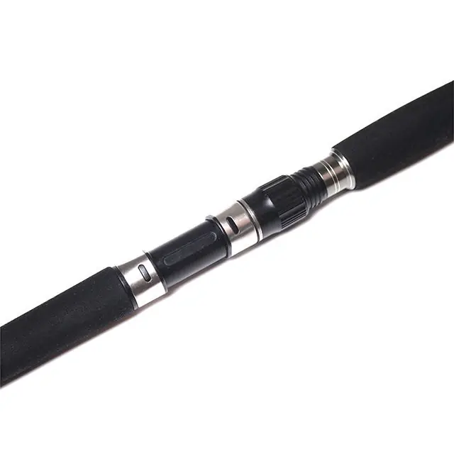 3-jigging-rod-metal-reel-seat-eva-handle-detail.jpg Jigging rod metal reel seat and eva handle detail close-up white background