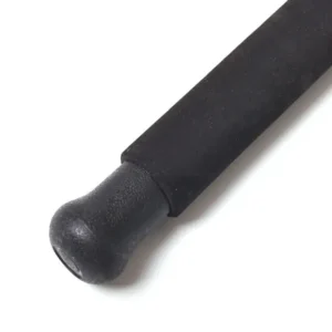 Surf fishing rod eva rear butt grip close-up white background
