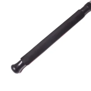 Casting rod eva handle and butt cap close-up view