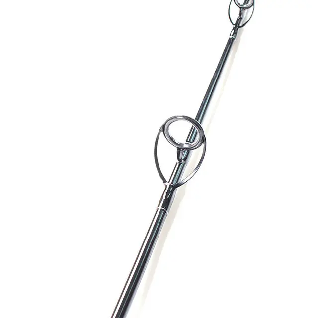 4-spinning-jigging-rod-large-metal-guide-ring-closeup.jpg Spinning jigging rod large metal frame guide ring close-up