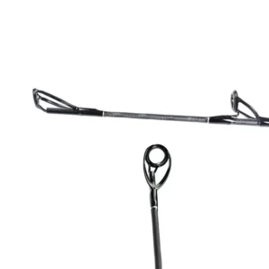 Surf rod tip top guides two view close-up white background