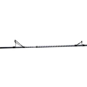 2 section carbon surf rod blank guide side detail white background
