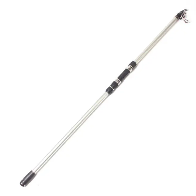 6-4-section-telescopic-carbon-surf-rod-full-length.jpg 4 section carbon telescopic surf rod full length white background