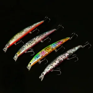 Color options for floating shallow minnow hard bait fishing lure