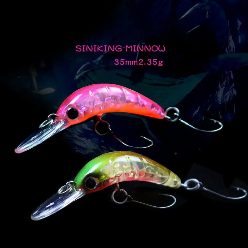 Sinking minnow lure 35mm 2.35g ultra light trout fishing bait